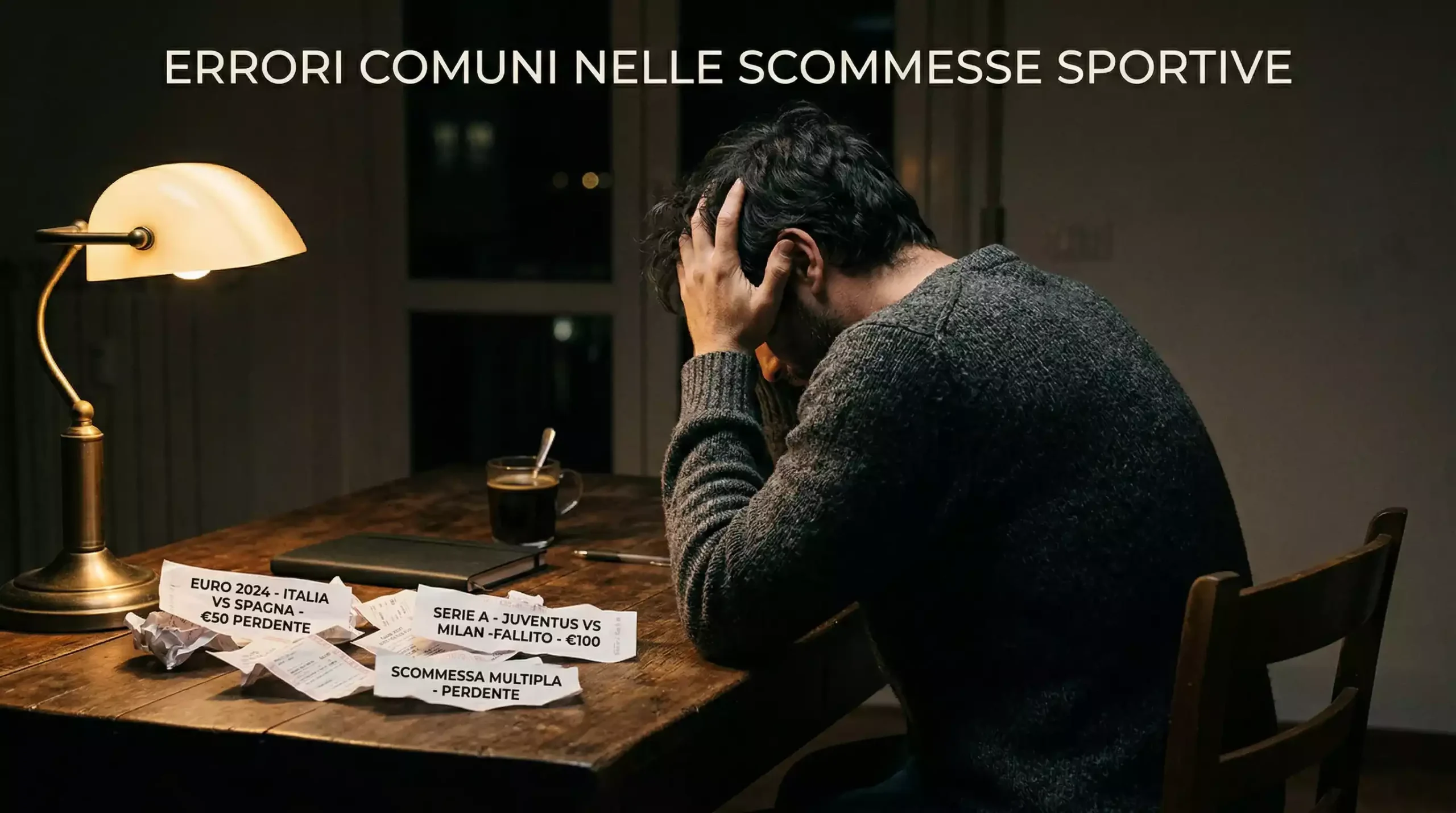 Errori scommesse sportive comuni