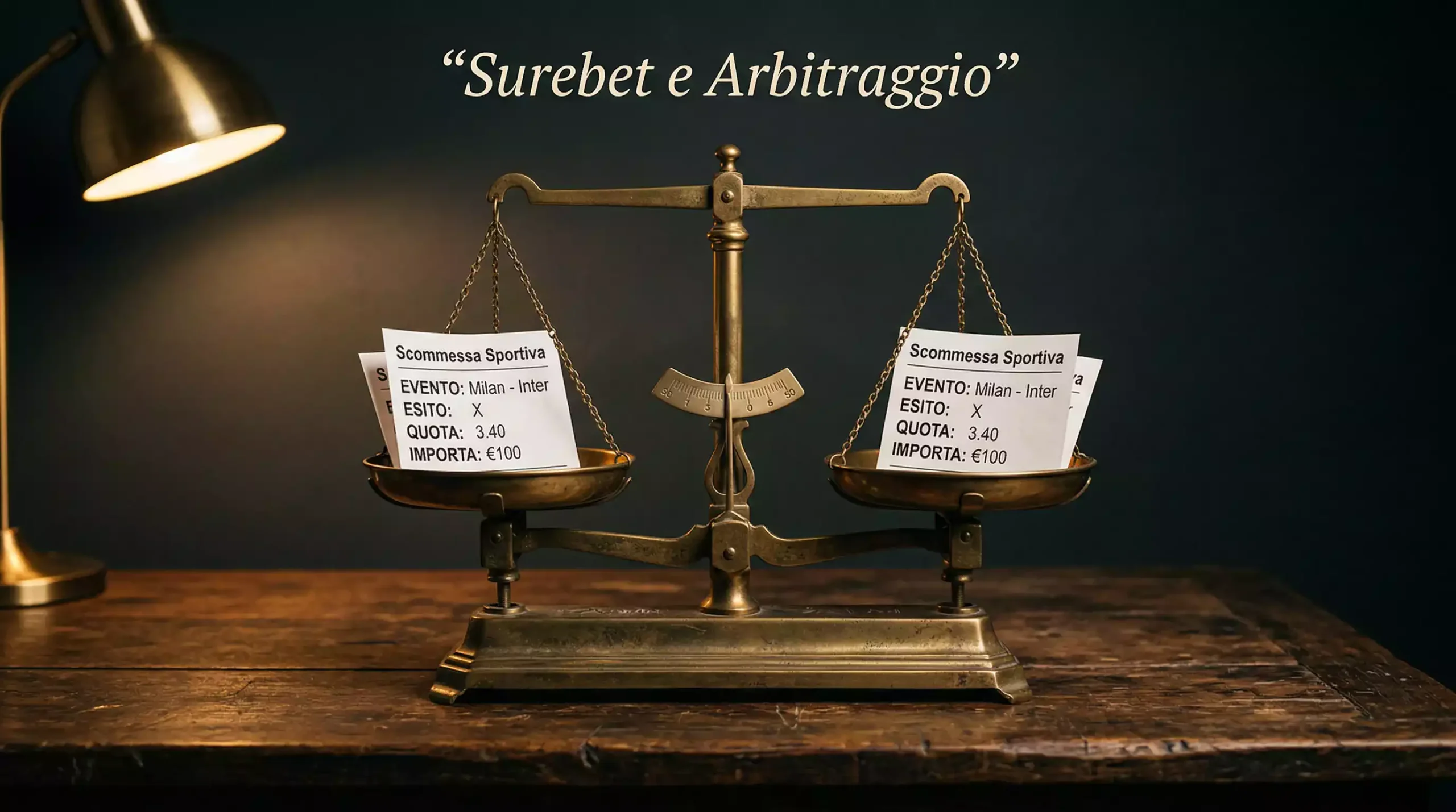 Surebet scommesse sicure arbitraggio